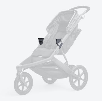 2206010 | britax|||Britax adapter attached to the Roam Stroller